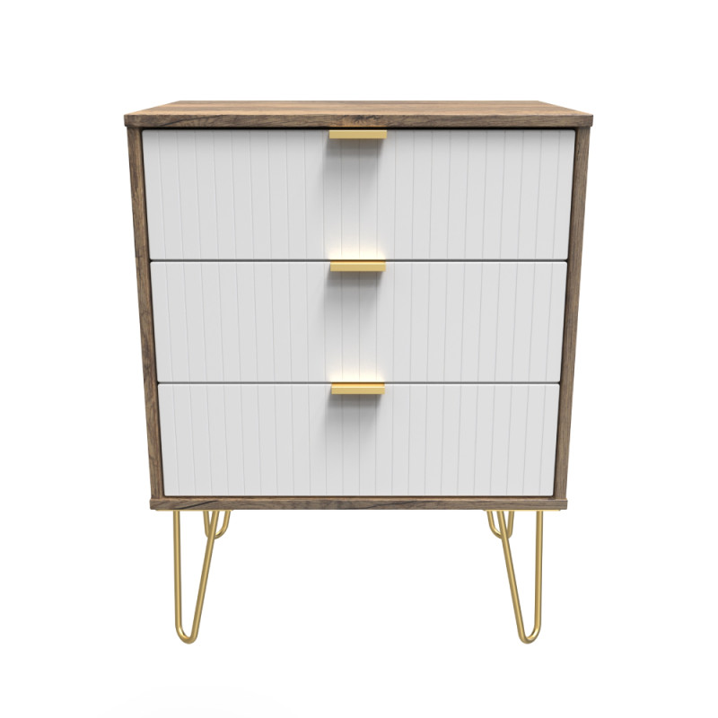 Linear 3 Drawer Chest │ Ready Assembled Living Room Furniture │